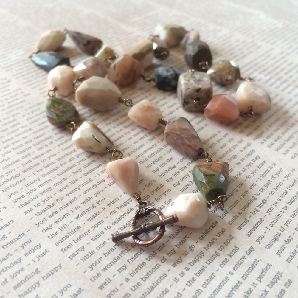 Multicolor Gemstone Necklace